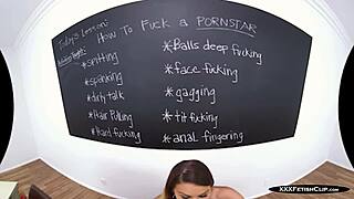 VR fuck Brooklyn Chase's big tits and cum on ass