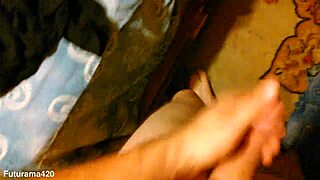 Husband films amateur wife pussy pounded by his friend!