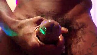 hallelujah johnson worships bbc monster cock with cumshot humiliation