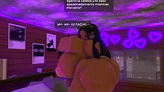 ebony whore rides bbc at roblox camp