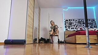 High Heels Fashion Show Teases Blonde Short Hair Glamour