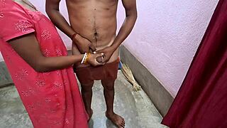 Young Boy Devours Busty Indian Bride's Tight Pussy During Steamy Wedding Night Affair