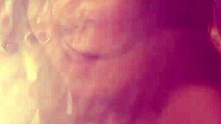 this naked teasing bitch dances for old dude before he bends her over doggystyle deepthroat fucks