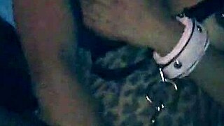 hidden cam catches ebony couple's intense dildo pussy drilling pt 1