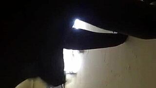 jet lady lover spreads for doggy in tight room ride