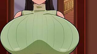 Emma's massive boobs tease in stepsis bubbles and babes parody