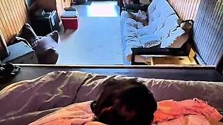 Chilean milf couple wakes to bent over doggy in cabin