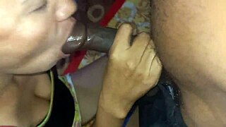 Amateur Cuckold Watches Wife Ride Monster Black Cock in Quickie