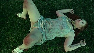Siren's humiliated submissive slut crawls from lagoon for ass licking and piss swallowing