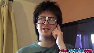 damn this black nerd angel givin me best blowjob ever