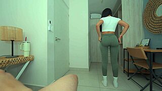 POV Gym Slut's Private Workout Ends With Creampie In Pussy