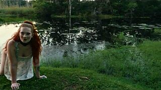 Siren's humiliated submissive slut crawls from lagoon for ass licking and piss swallowing
