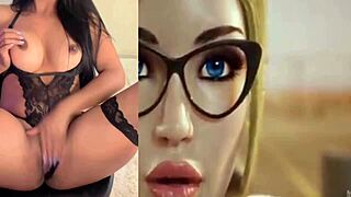 sensual hottie squirts wildly in intimate masturbation play