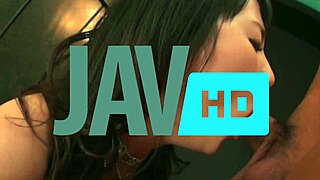 i love arisa kuroki's big tits in this wild jav threesome blowjob facial