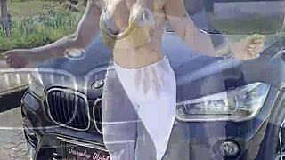 Blonde USA Double Penetration Cowgirl Ride!