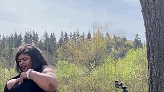filming my big tit milf moaning on bbc outdoors pt5