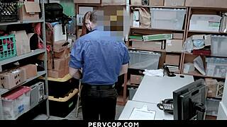 mall cop offers naughty shoplifter teen a deal: blowjob doggystyle or bust pervcop