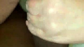 Blonde Milf Struggles with Massive Black Cock Deepthroat