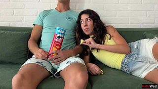 stepbro's cock tempts me - ass to mouth anal!