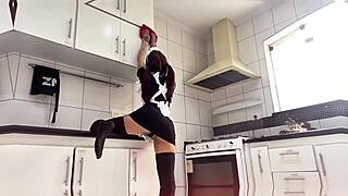 hey, catching my hot alternative maid amberzinha cheating on wife backstage