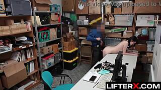 Cash refused - LP officer punishes lifterx shoplifter hard!