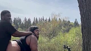 filming my big tit milf moaning on bbc outdoors pt5