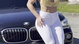 Blonde USA Double Penetration Cowgirl Ride!