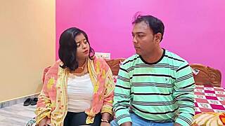 beautiful dark-haired indian wife cheats with some dirty talk