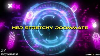 ryan reid's stretchy yoga roommate gets FACE FUCKED deep in dorm by brazzers babe!