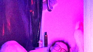 bath time gropes my boypussy clit with toys, watch this trans muscle play