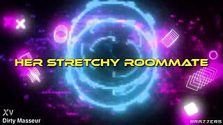 ryan reid's stretchy yoga roommate gets FACE FUCKED deep in dorm by brazzers babe!