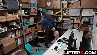 Cash refused - LP officer punishes lifterx shoplifter hard!