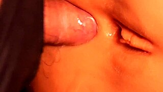 double penetration stretches her shaved fuck doll pussy and asshole wide