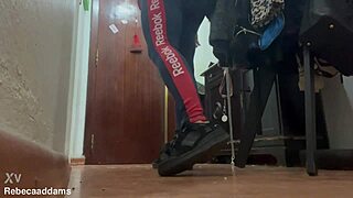 Secret Footbridge Hidden Cam Captures Amateur Foot Fetish