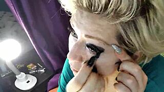Aimee Paradise Russian Milf Gives Dirty Makeup Lessons in Latex Femdom