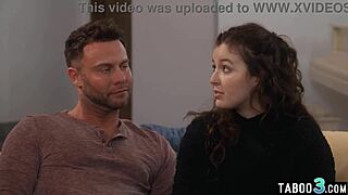 leana lovings joins milf stepmom's taboo family foursome fuck