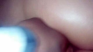 Curvy BBW Fingers Deep into Bedroom Anal