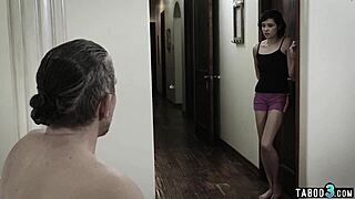Big Cocked Stud Tricks Brunette Teen 18+ Babysitter Into Rough Monster Cock Blowjob And Fuck