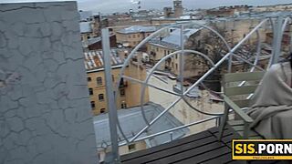 russian guy fantasizes banging shaved teen stepsis doggystyle bent over reality