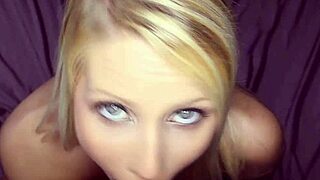 bikini blonde gf rides cock homemade pov