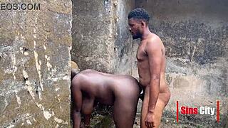 Big bro network bends bbw ebony village milf over ranch for hardcore pussy fuck
