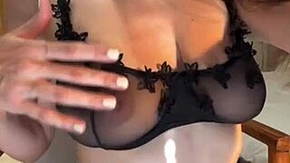 wow my beloved stepmom flaunts sexy underwear teasing!