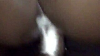 Young Petite Ebony Takes Big Black Cock Orgasm
