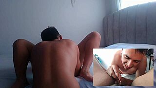 Latino dude eats squirting pussy while she rides his face hard