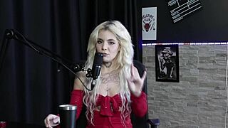 Kyra Sex in Sheer Red Lingerie Takes BDSM Anal on Anthill