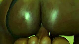 sexy ebony babe squirts everywhere fingering her wet pussy