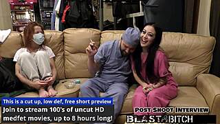 Blaire Celeste Sucks Cock Then Takes Cum Blast in Nurse POV!