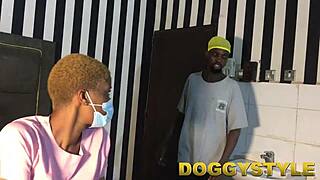 Skinny Squirter Cums Hard on Long Dick in Chubby Frenzy