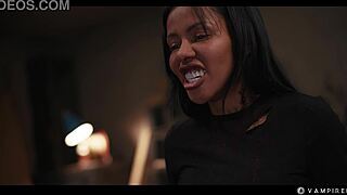 Ebony Monstergirl Canela Skin Vampire Lezdom With Barbie Rous