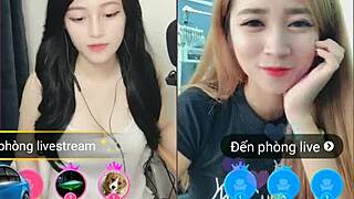 Two cute girls go live on uplive